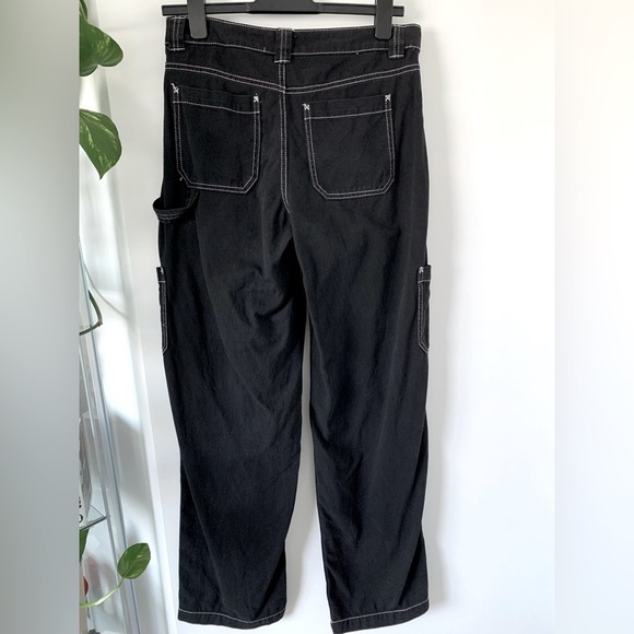 Garage Black/White stitch Carpenter Pants SZ:3 - Picture 2 of 2